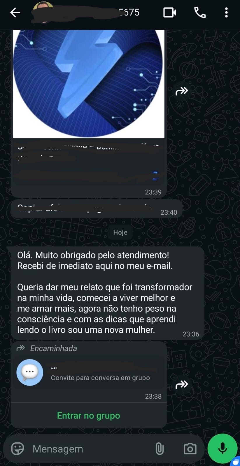 Print real de checkout ou feedback